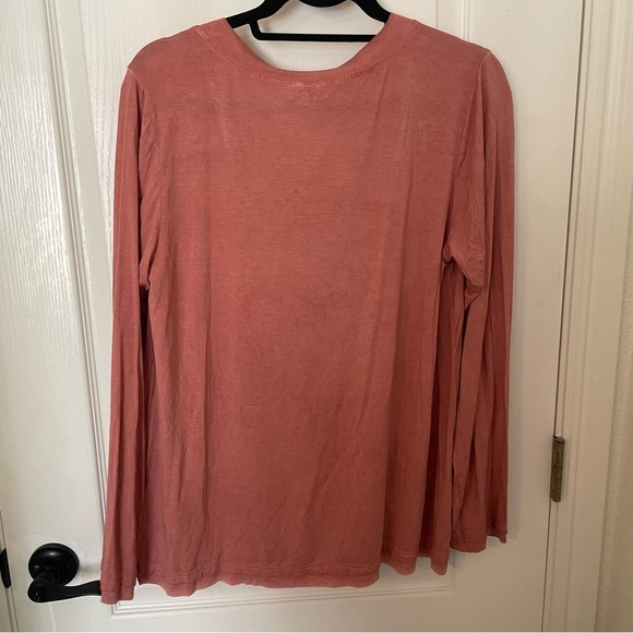 POL Dusty Rose V-Neck Blouse - Picture 3 of 4